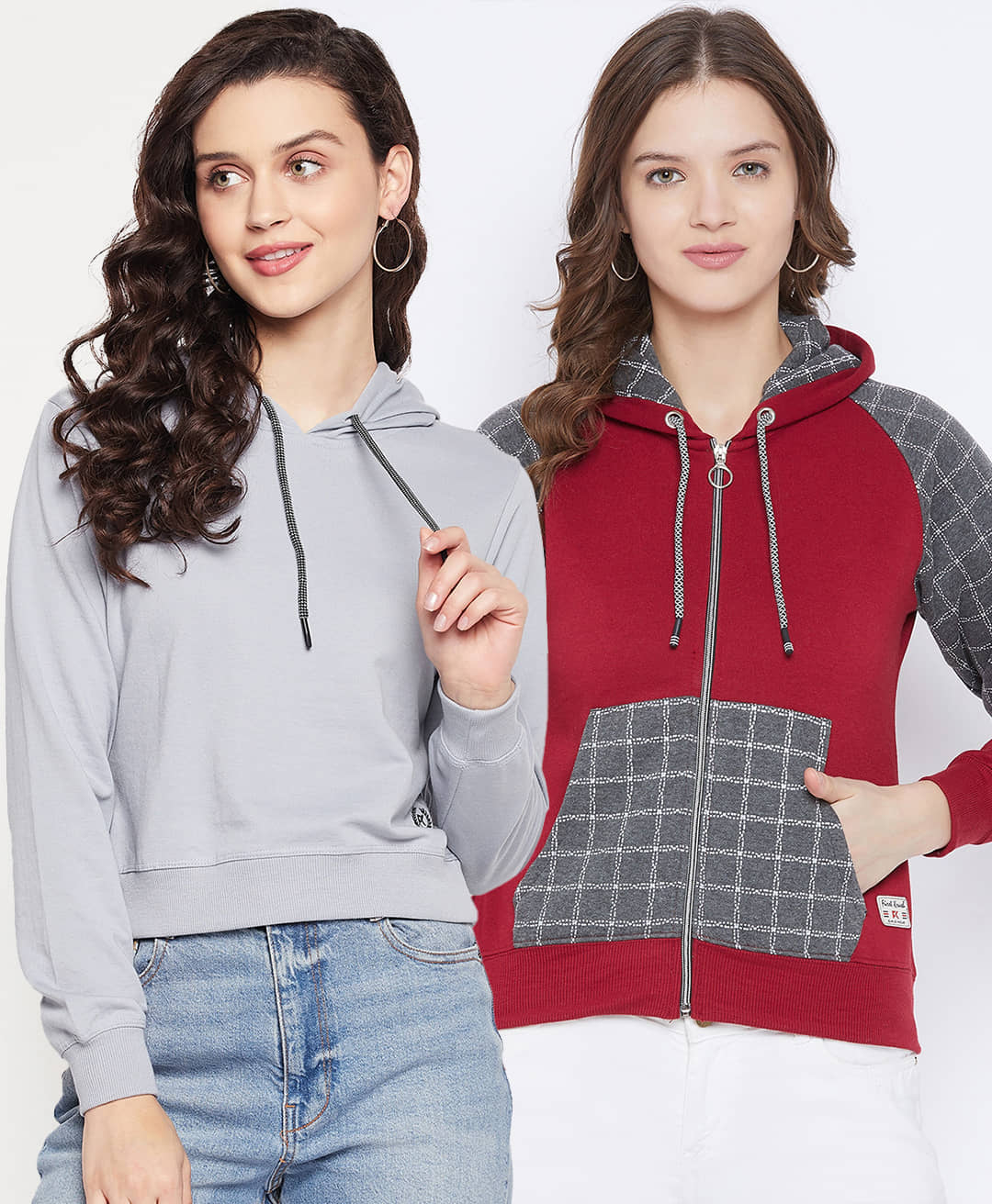 First Krush Fleece Multi Color Hooded Sweatshirt