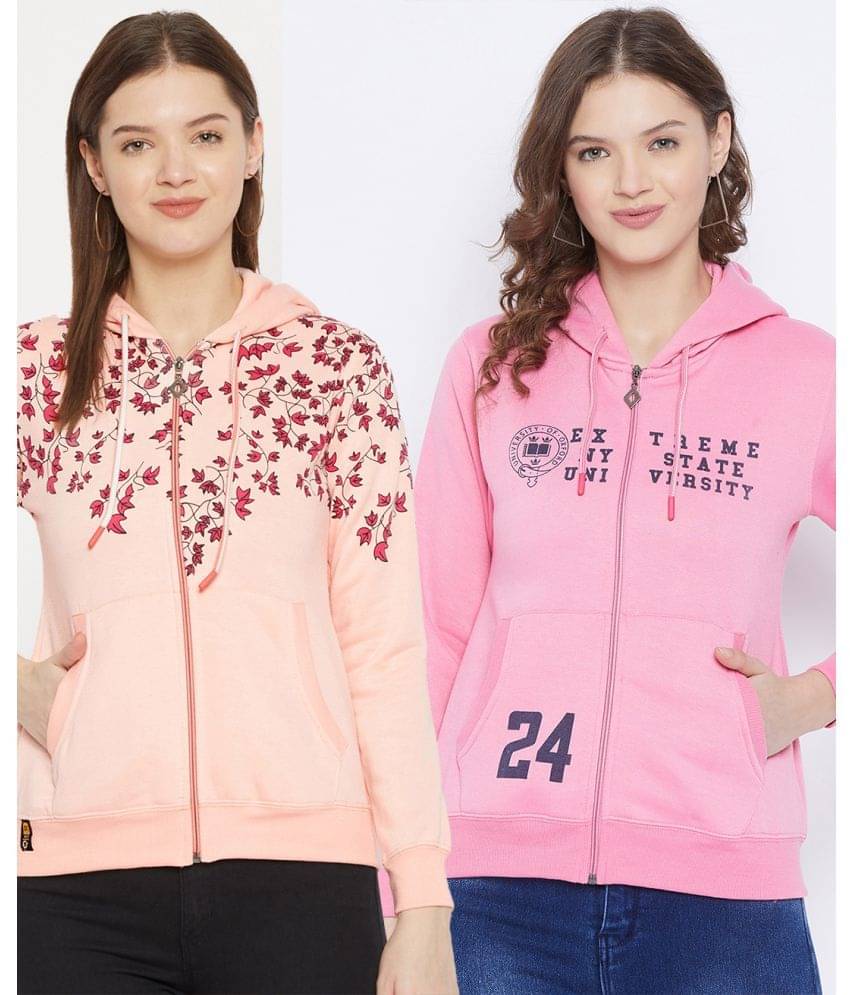 First Krush Women Fleece Hooded Sweatshirt ( Multi Color ) First Krush Women Fleece Hooded Sweatshirt ( Multi Color )