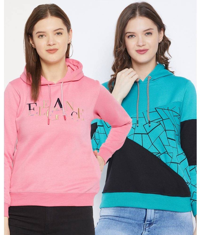     			First Krush Women Fleece Hooded Sweatshirt ( Multi Color )