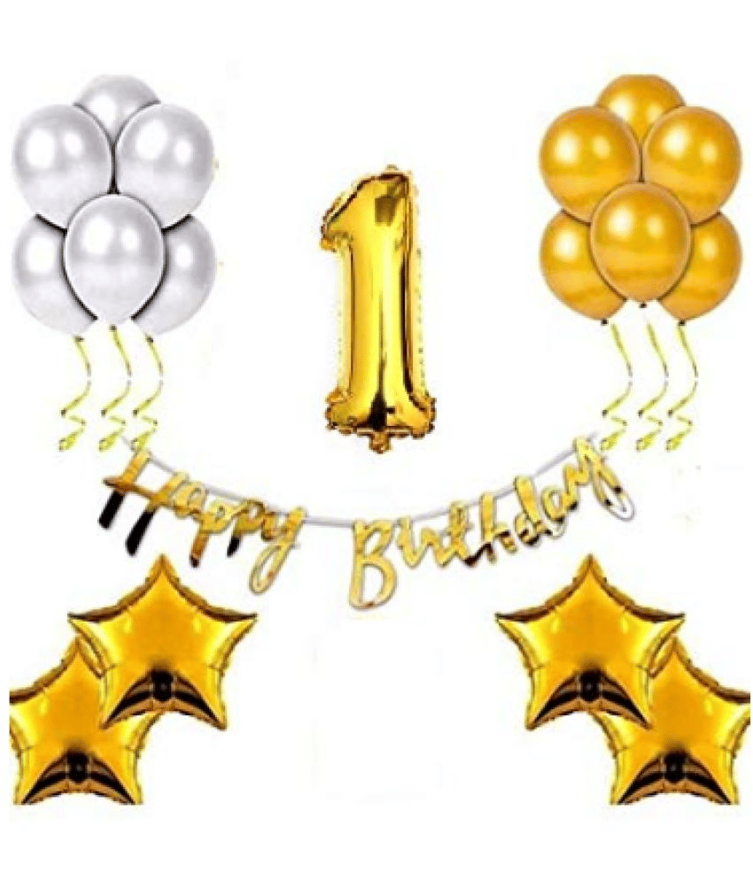     			Jolly Party  1st Birthday Special Combo (Pack of 36 pcs )