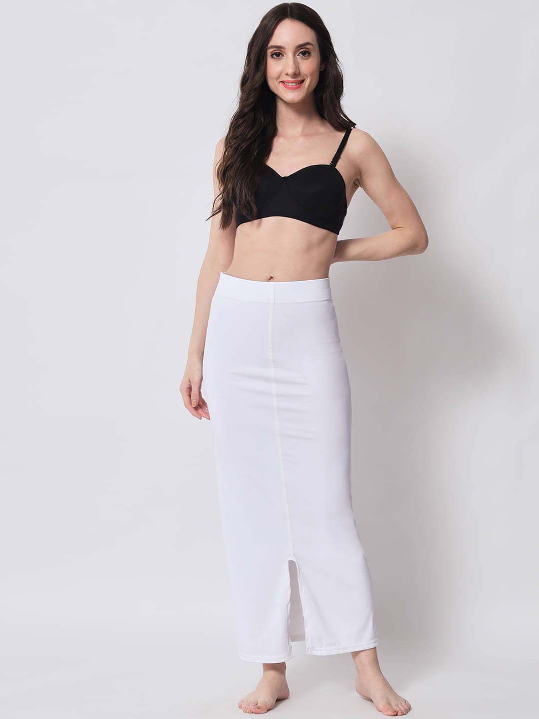 SELETA Spandex Women's Shaping Bottoms ( White ) Saree Shapewear SELETA Spandex Women's Shaping Bottoms ( White ) Saree Shapewear