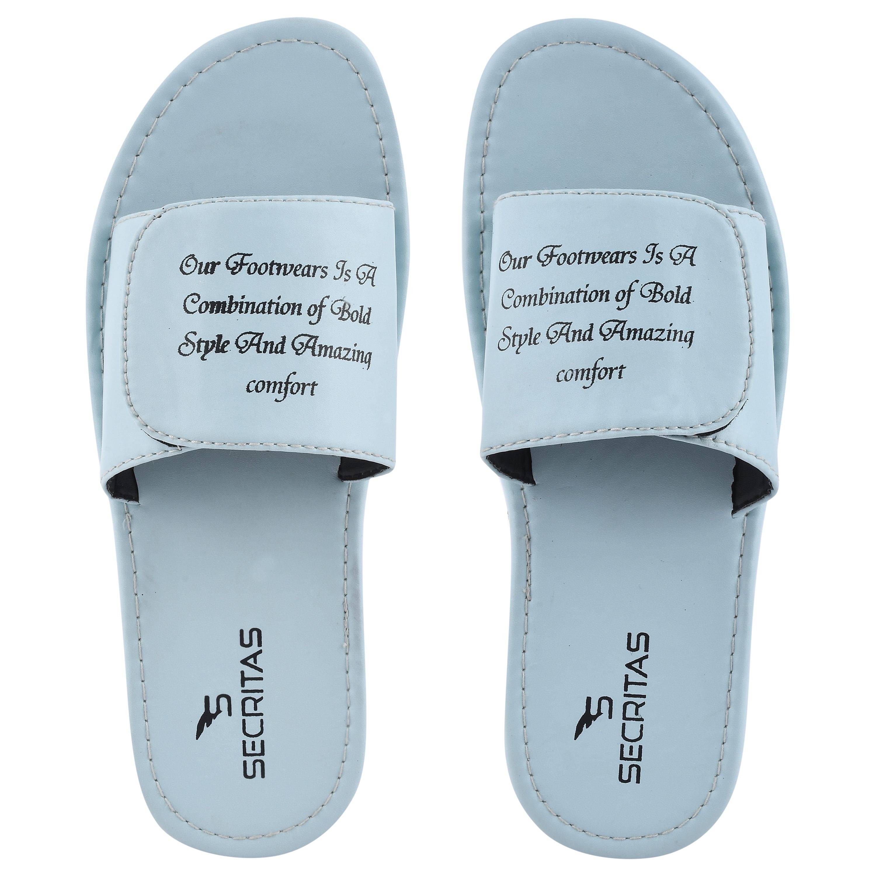     			Secritas - Blue Men's Slide Flip Flop