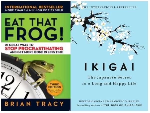 kigai: (Hardcover) The Japanese secret to a long and happy life+Eat That Frog!: 21 Great Ways to Stop Procrastinating and Get More Done in Less Time(Set of 2books) kigai: (Hardcover) The Japanese secret to a long and happy life+Eat That Frog!: 21 Great Ways to Stop Procrastinating and Get More Done in Less Time(Set of 2books)