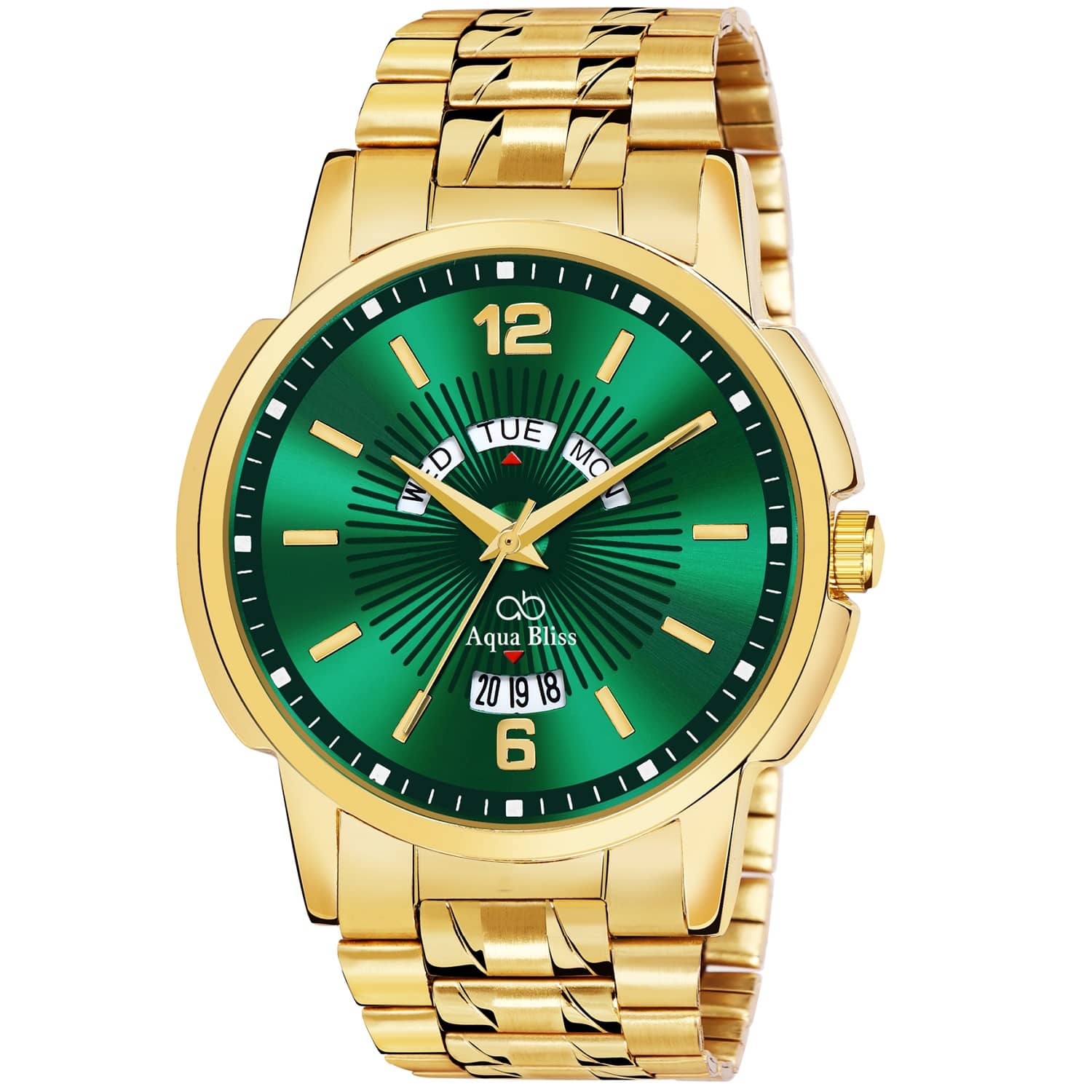 AQUA BLISS - Gold Stainless Steel Analog Men's Watch