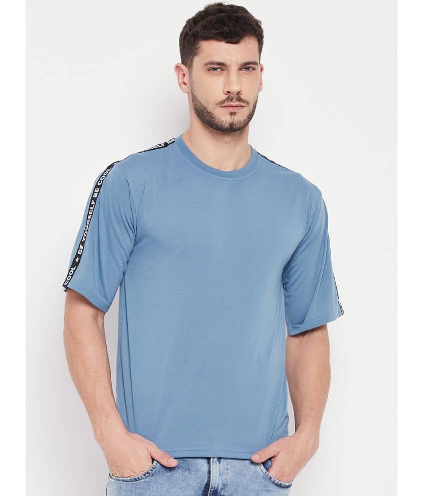 AUSTIZ Pack of 1 Cotton Blend Regular Fit Men's T-Shirt ( Pink )