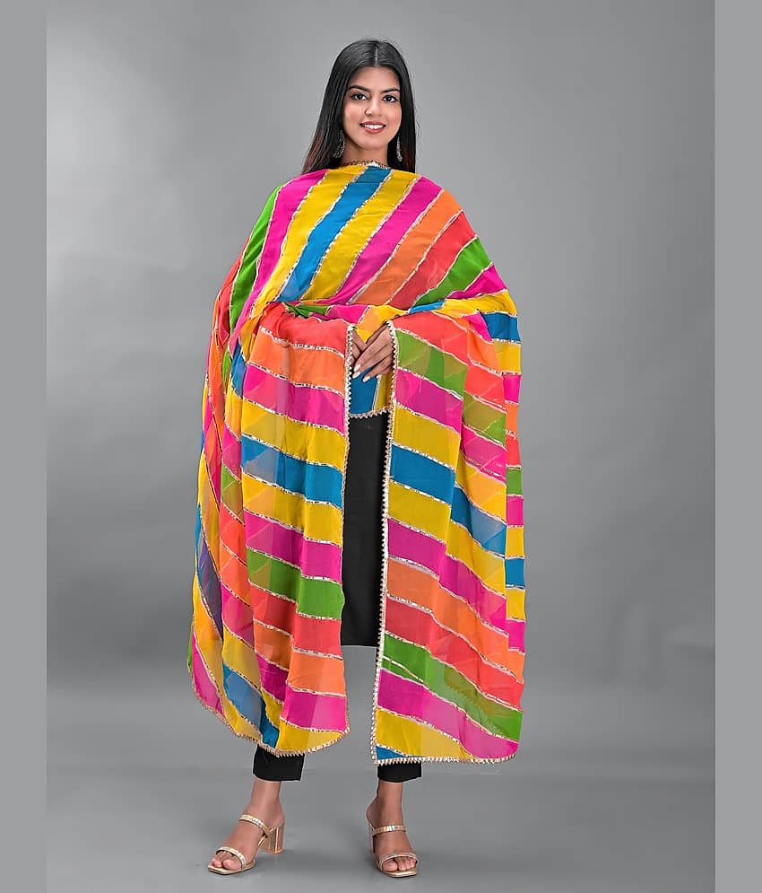 Apratim - Multicoloured Chiffon Women's Dupatta - ( Pack of 1 ) - Dupattas & Shawls | Buy online on ZillyBuy