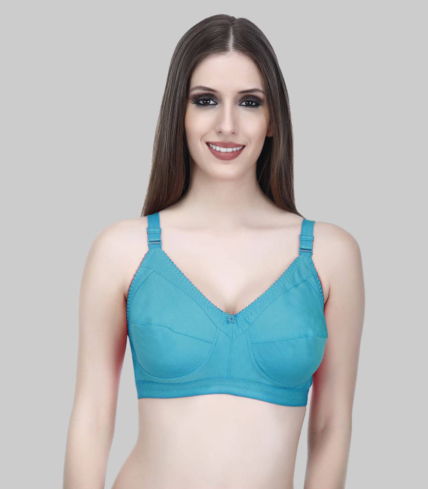 Elina Cotton Non Padded Women's T-Shirt Bra ( Green ) Elina Cotton Non Padded Women's T-Shirt Bra ( Green )