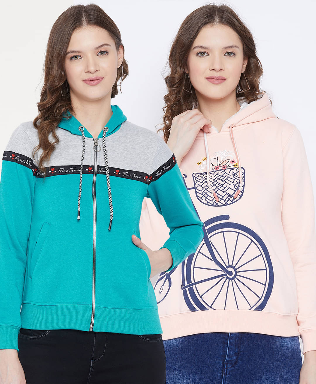 First Krush Fleece Multi Color Hooded Sweatshirt First Krush Fleece Multi Color Hooded Sweatshirt