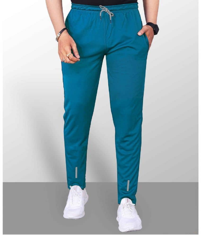 Gazal Fashions - Turquoise Polyester Men's Trackpants ( Pack of 1 ) - Track Pants | Buy online on ZillyBuy