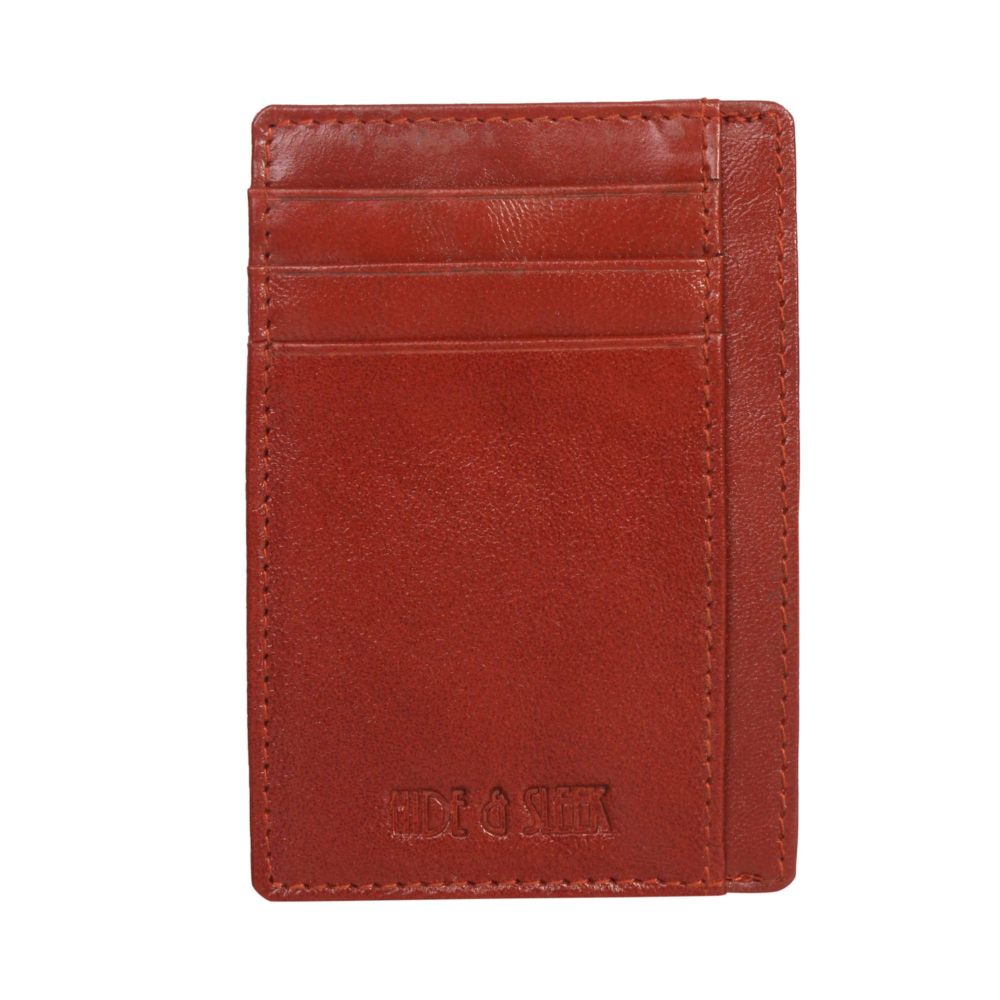     			Hide&Sleek - Leather Card Holder ( Pack 1 )