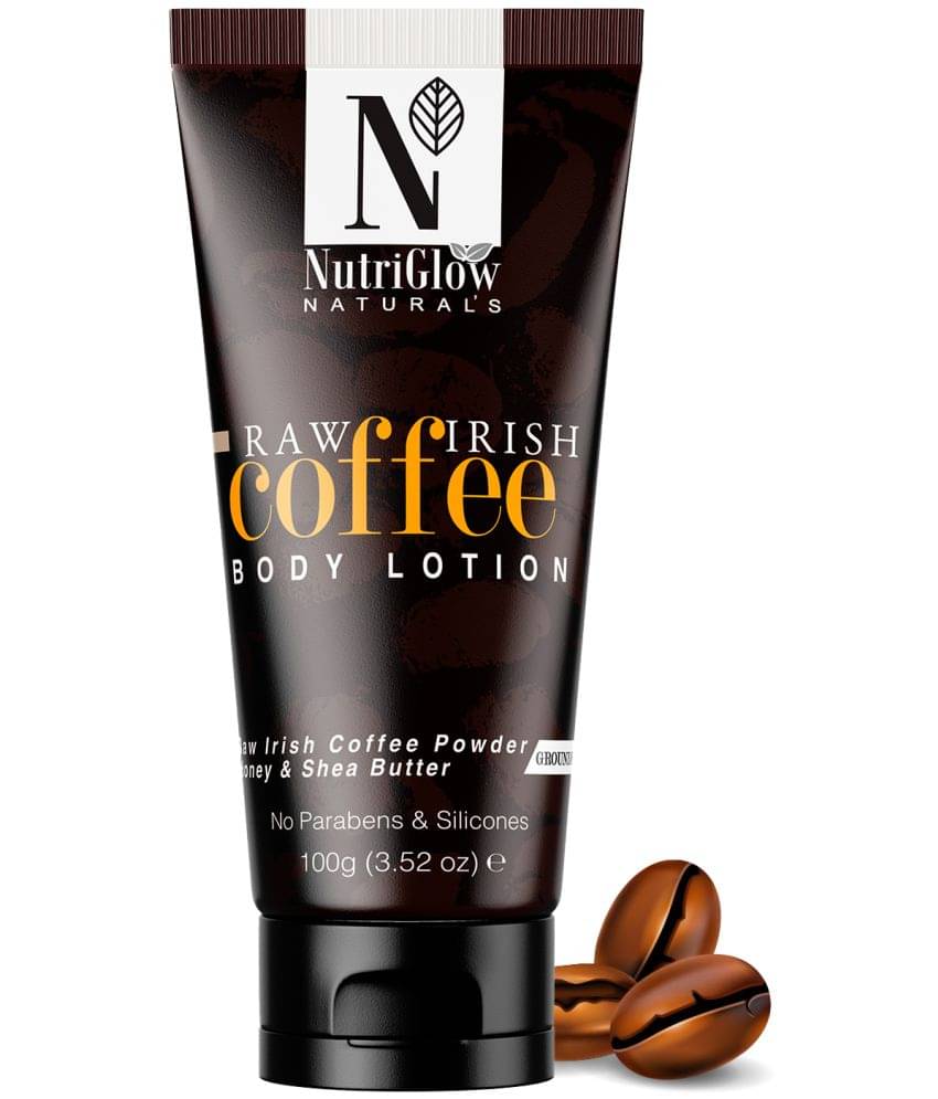 NutriGlow NATURAL'S Raw Irish Coffee Body Lotion to Treat Dull Skin, Lightweight, 100gm NutriGlow NATURAL'S Raw Irish Coffee Body Lotion to Treat Dull Skin, Lightweight, 100gm