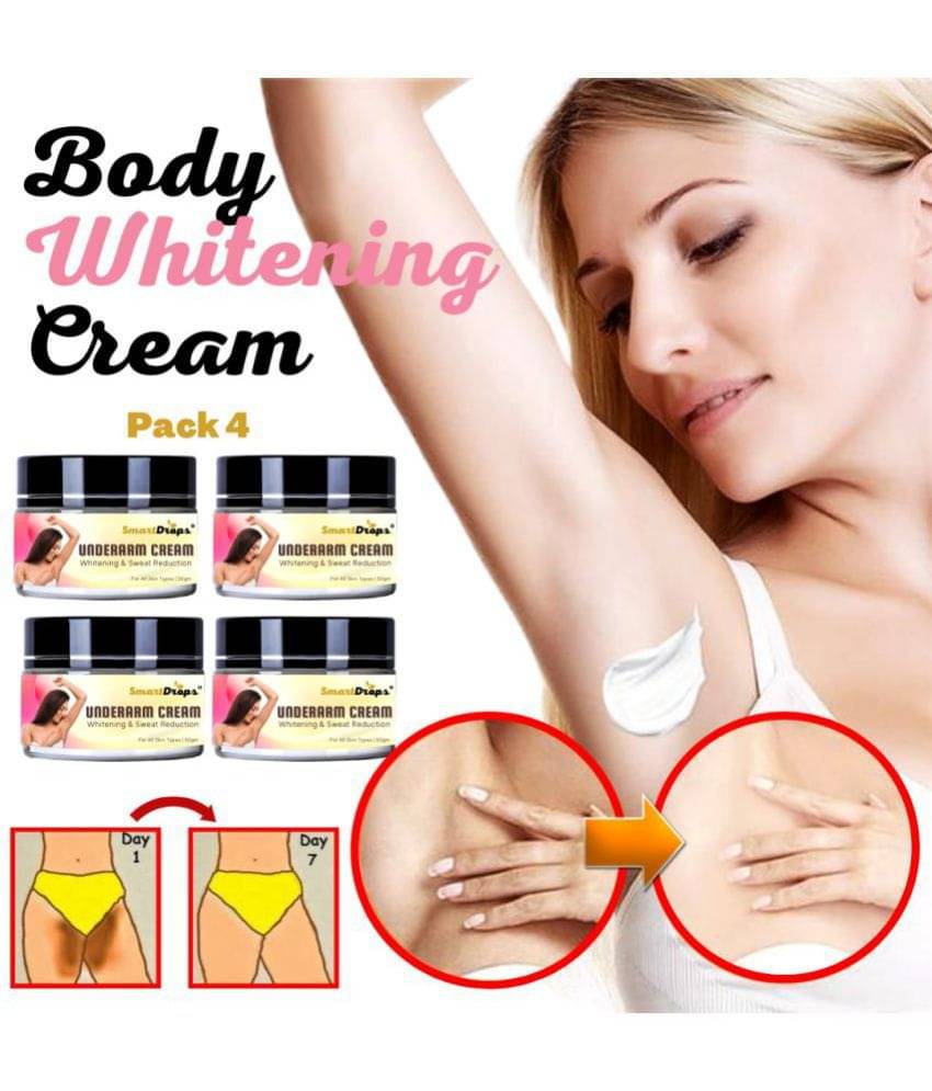 Smartdrops Underarm Whitening Skin Brightning Cream 50 g - Pack of 4 Smartdrops Underarm Whitening Skin Brightning Cream 50 g - Pack of 4