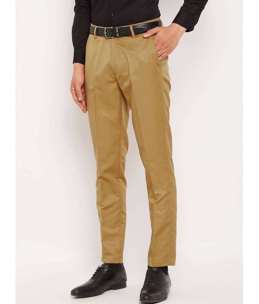     			VEI SASTRE Beige Slim Formal Trouser ( Pack of 1 )