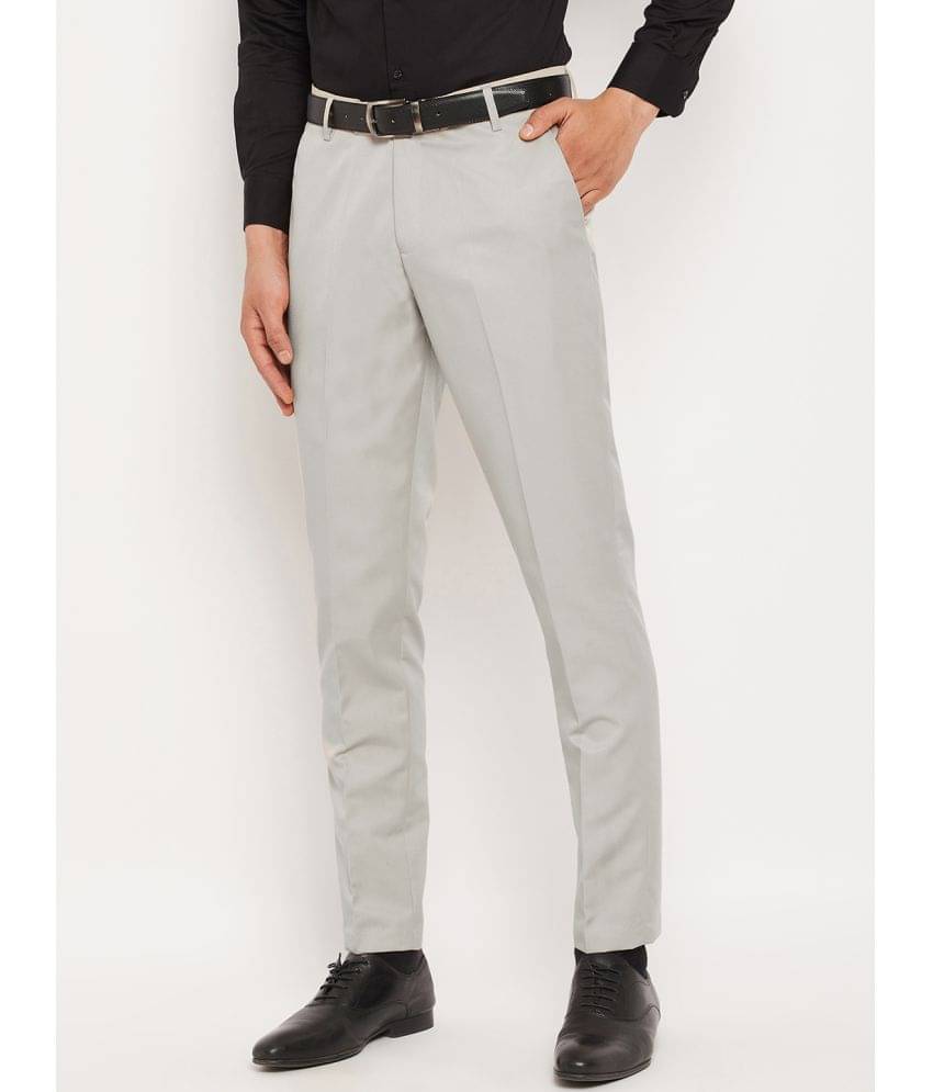     			VEI SASTRE Grey Slim Formal Trouser ( Pack of 1 )