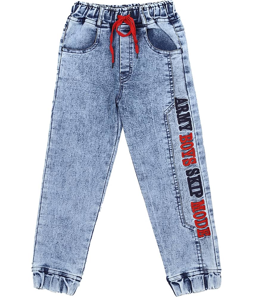 Cremlin Clothing Pack of 1 Boys Cotton Blend Jeans ( Blue ) - Jeans | Buy online on ZillyBuy