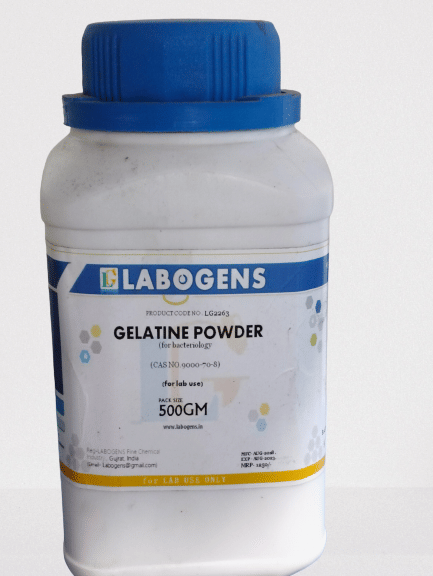     			GELATINE POWDER (for bacteriology) 500GM