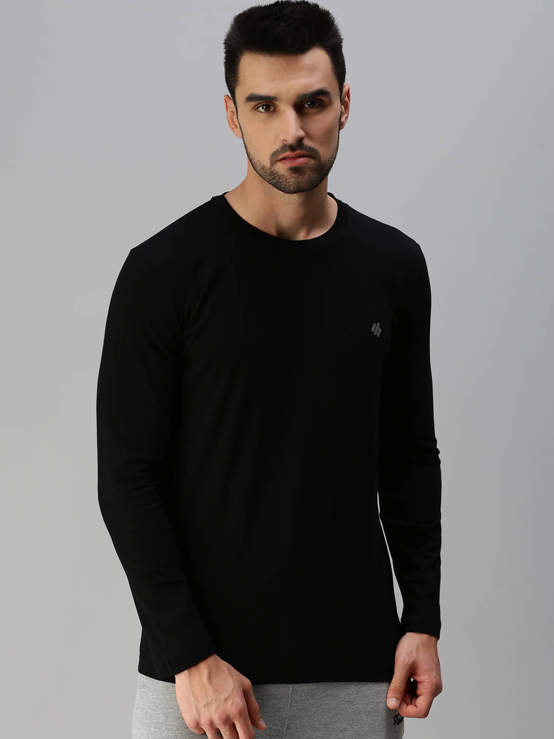     			ONN - Black Cotton Blend Regular Fit Men's T-Shirt ( Pack of 1 )