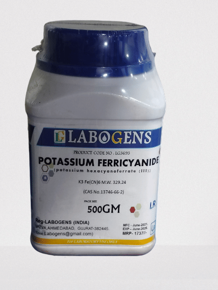 POTASSIUM FERRICYANIDE 500GM