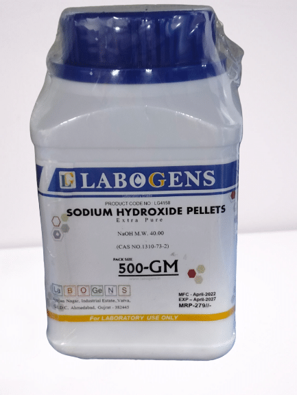     			SODIUM HYDROXIDE PEELETS EXTRA PURE 500GM