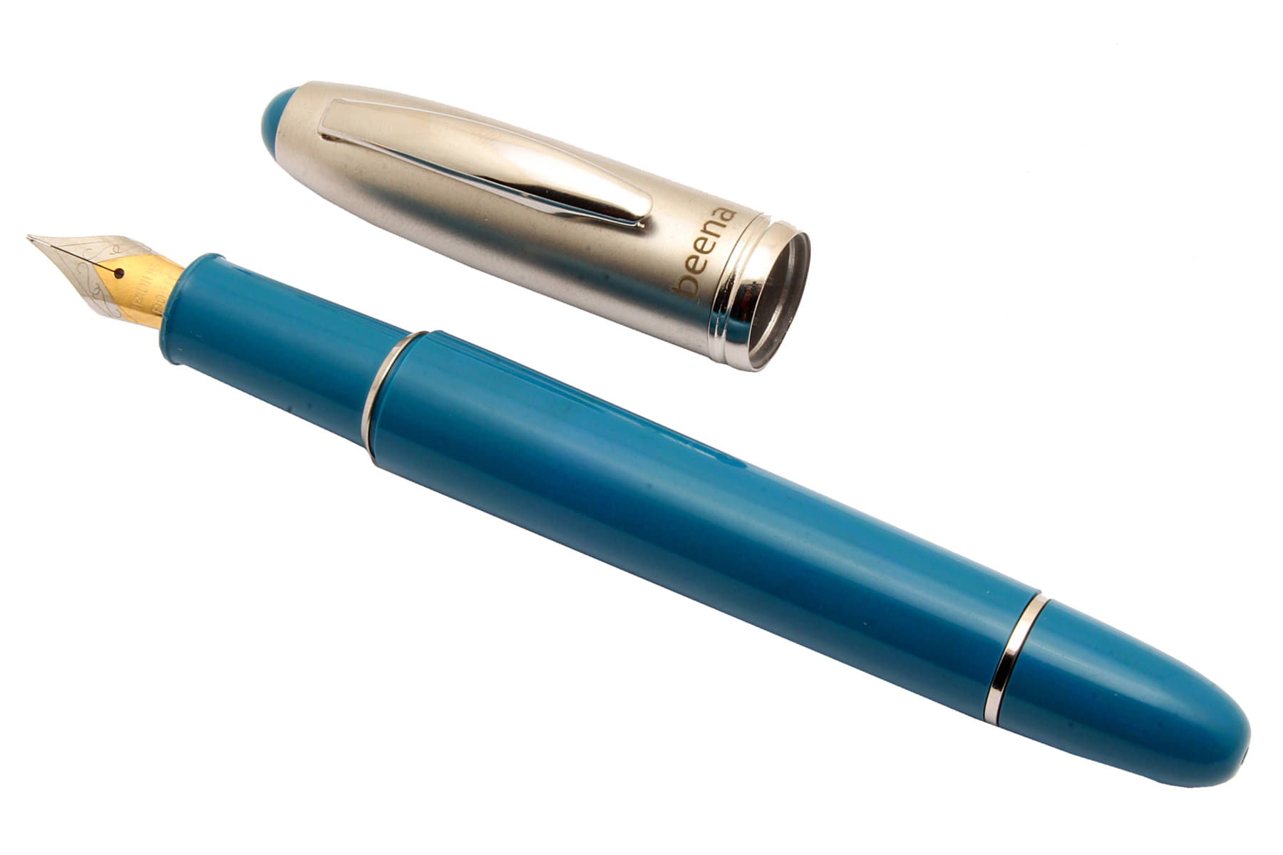     			Srpc Beena Magic Teal Blue Retractable Fountain Pens With Cartridge