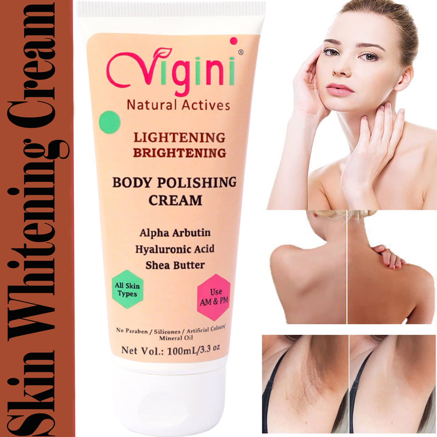 Vigini Skin Beauty Goree Whitening Fairness Cream Pigmentation Cream