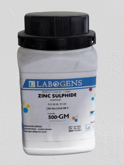     			ZINC SULPHIDE PRACTICAL 500GM