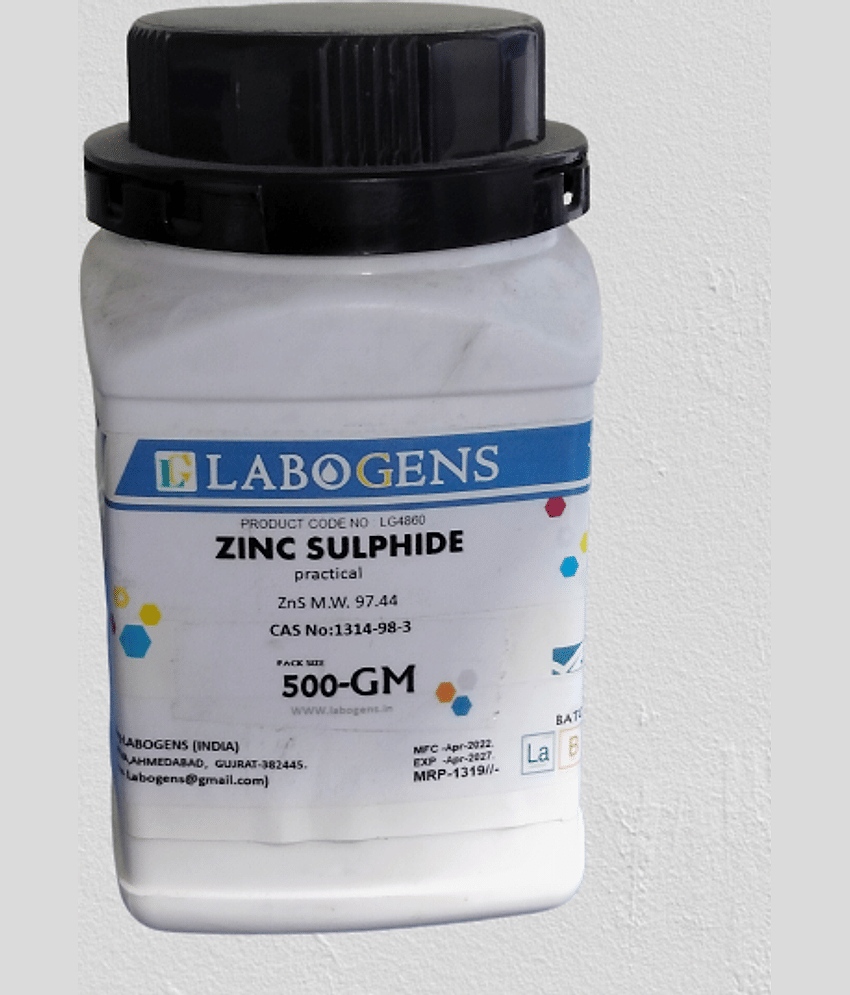 ZINC SULPHIDE PRACTICAL 500GM - Stationery | Buy online on ZillyBuy