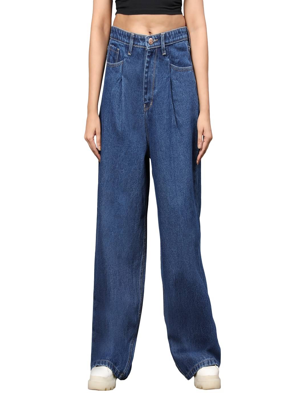     			AngelFab - Blue Denim Flared Women's Jeans ( Pack of 1 )