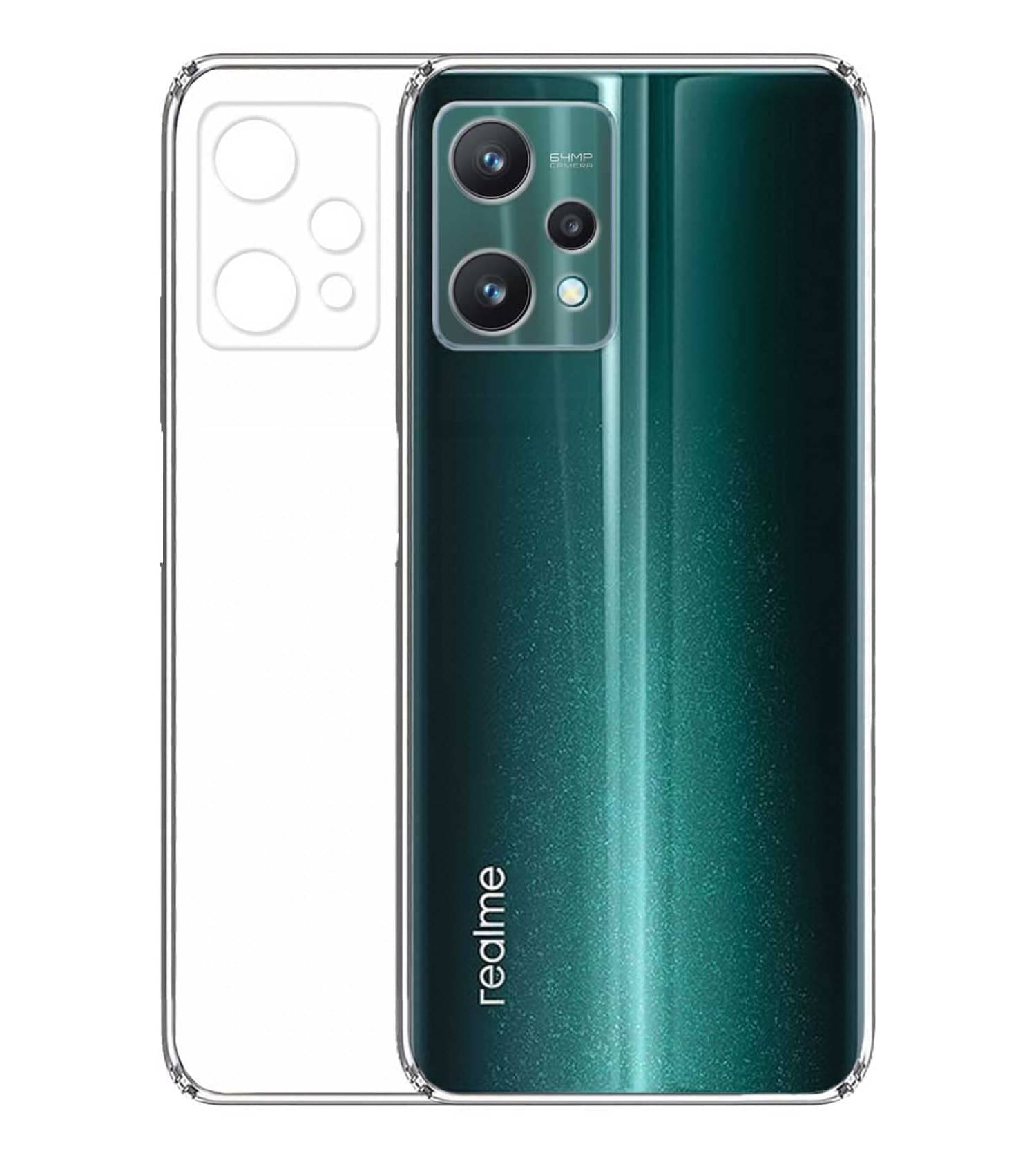     			Case Vault Covers - Transparent Silicon Silicon Soft cases Compatible For Realme 9 Pro ( Pack of 1 )