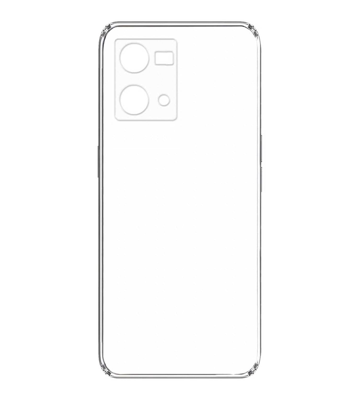     			Case Vault Covers - Transparent Silicon Silicon Soft cases Compatible For Oppo F21 Pro 4G ( Pack of 1 )