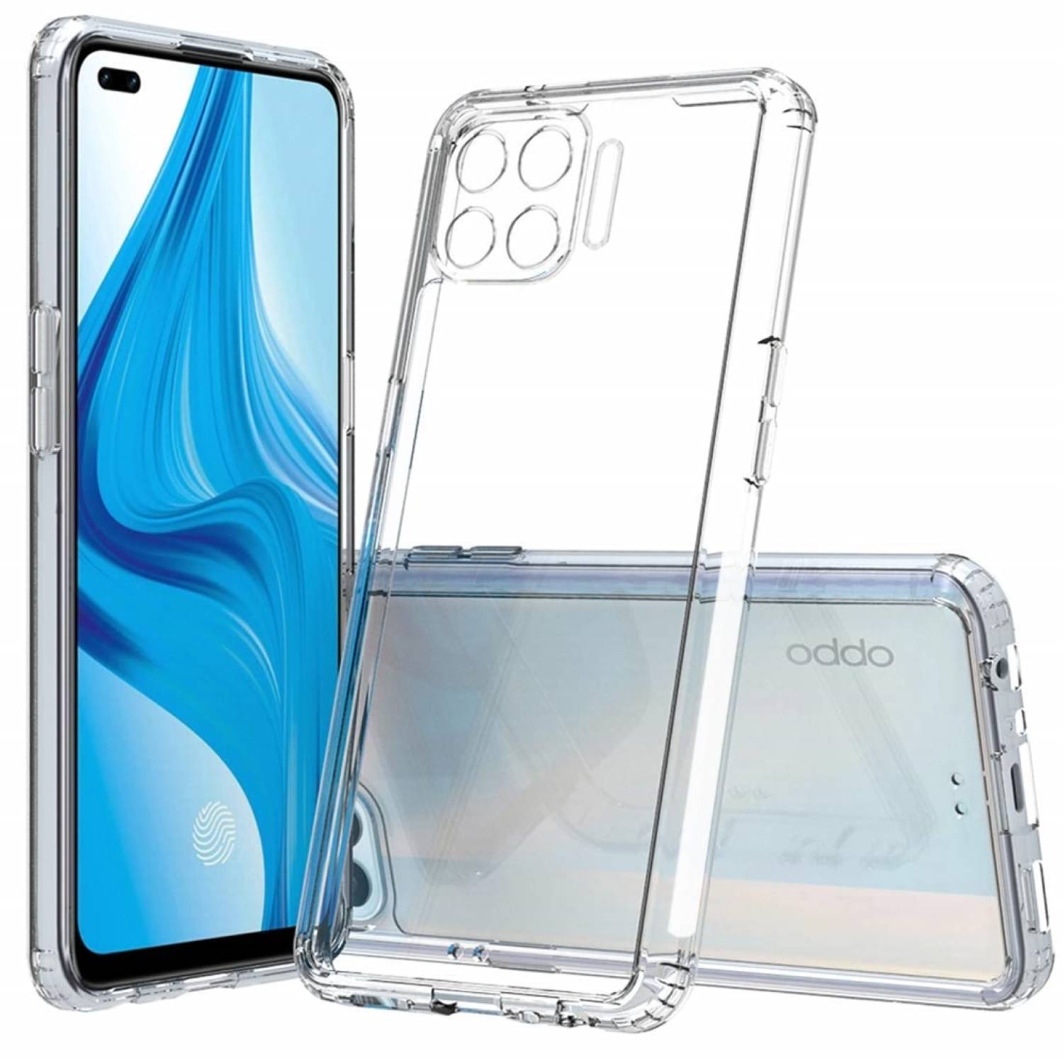     			Case Vault Covers - Transparent Silicon Silicon Soft cases Compatible For Oppo F17 Pro ( Pack of 1 )