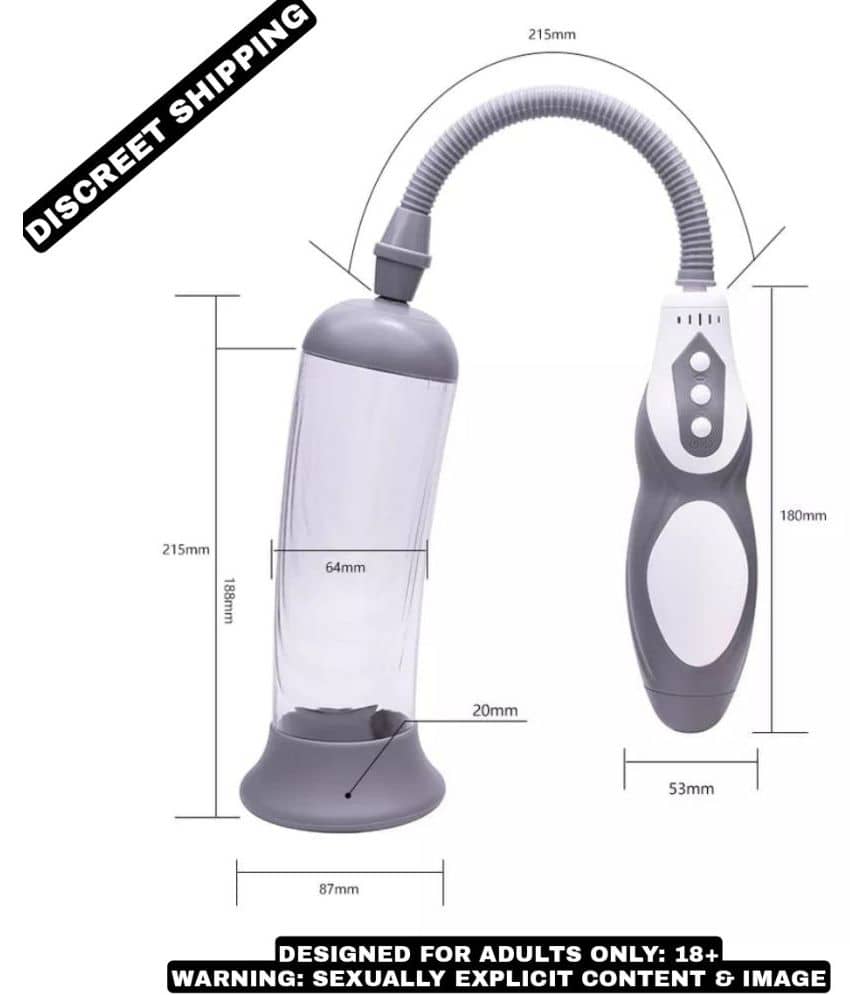 PREMIUM QUALITY USB RECHARGEABLE MALE SUCK VACUUM PENIS ENLARGEMENT  PUMP BY KAMAHOUSE