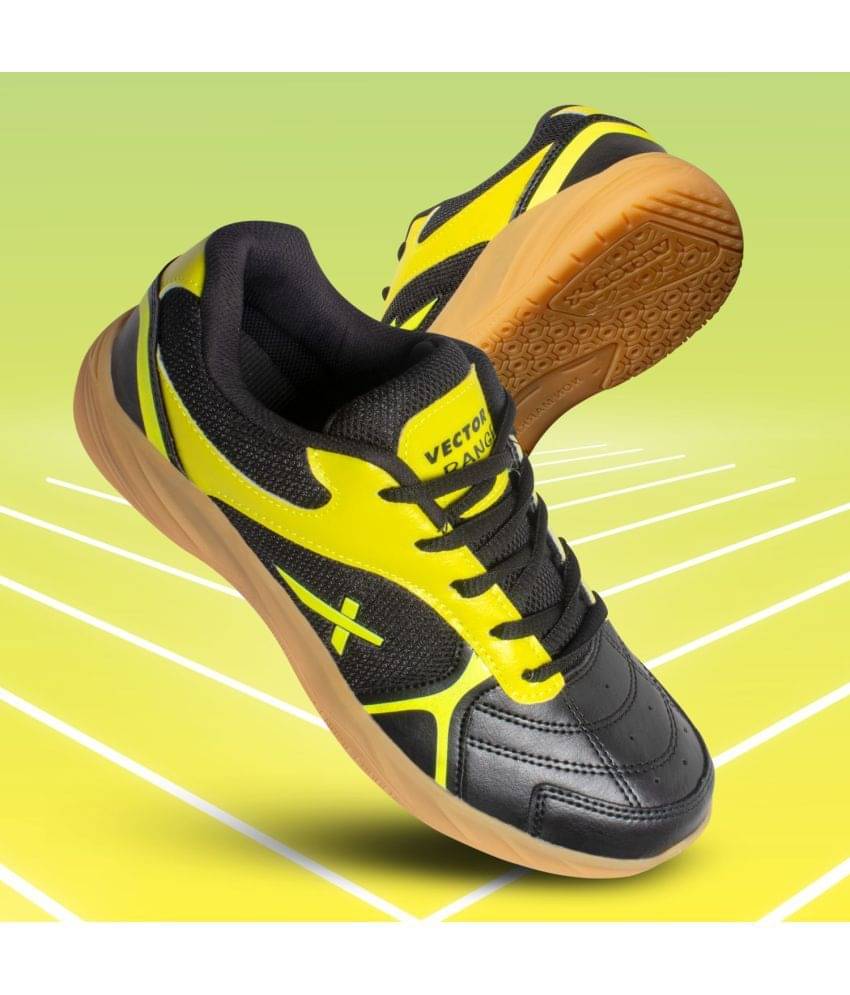     			Vector X RANGER BLACK YELLOW Non-Marking Black Male