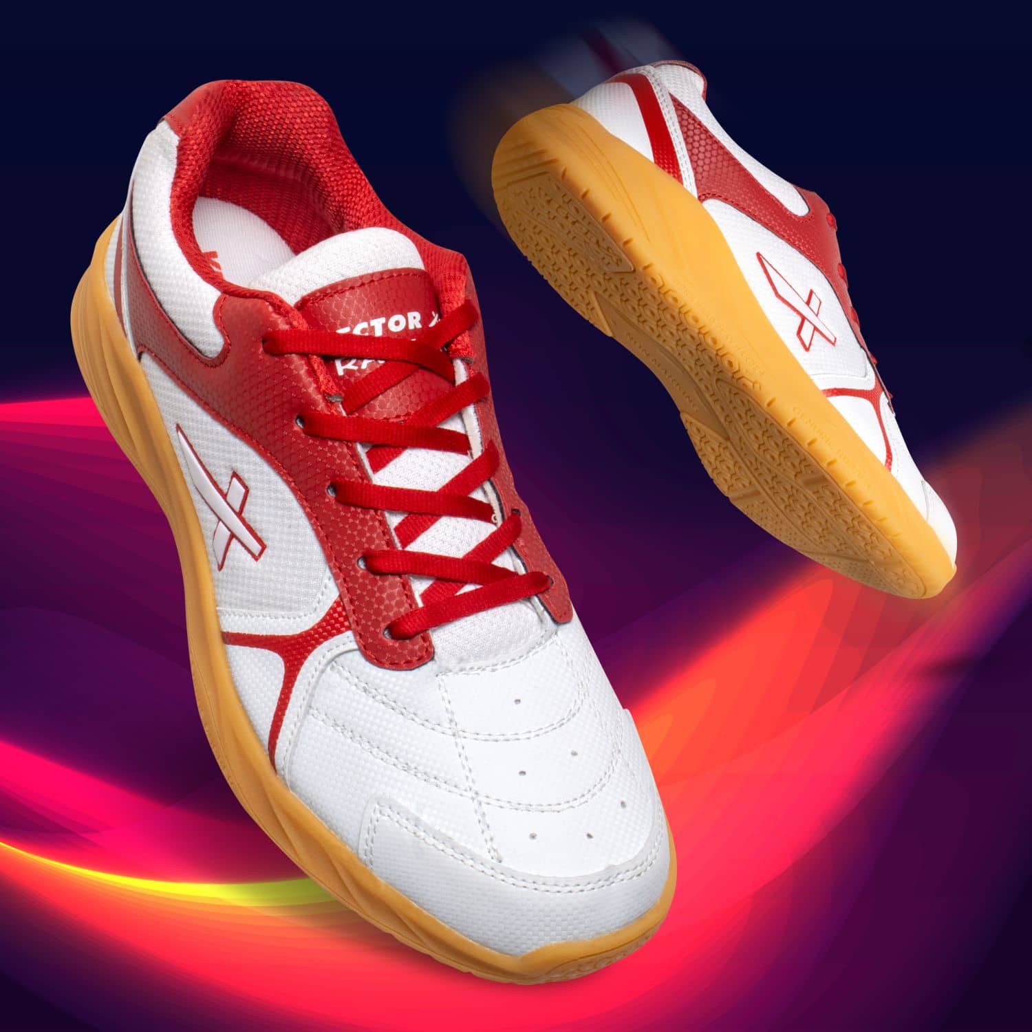 Vector X RANGER Red White Non-Marking White Male - Sports Shoes | Buy online on ZillyBuy