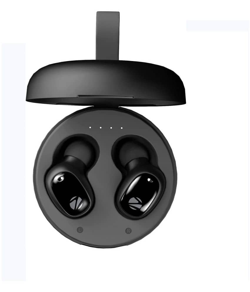 Zebronics Zeb-Sound Bomb 1 In Ear True Wireless (TWS) 4 Hours Playback IPX5(Splash & Sweat Proof) Powerfull bass -Bluetooth V 5.0 Black