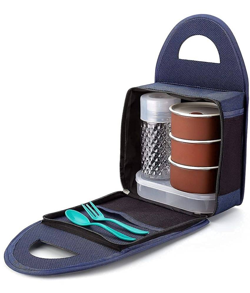     			Analog kitchenware - School,College,Office Lunch Box/Tiffin Brown Stainless Steel Lunch Box ( Pack of 1 ) 250 ml