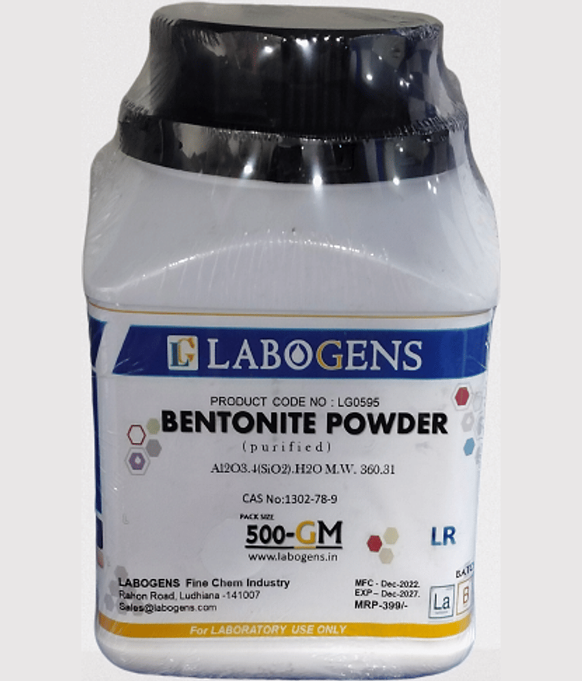 BENTONITE POWDER (PURIFIED) 500GM - Stationery | Buy online on ZillyBuy