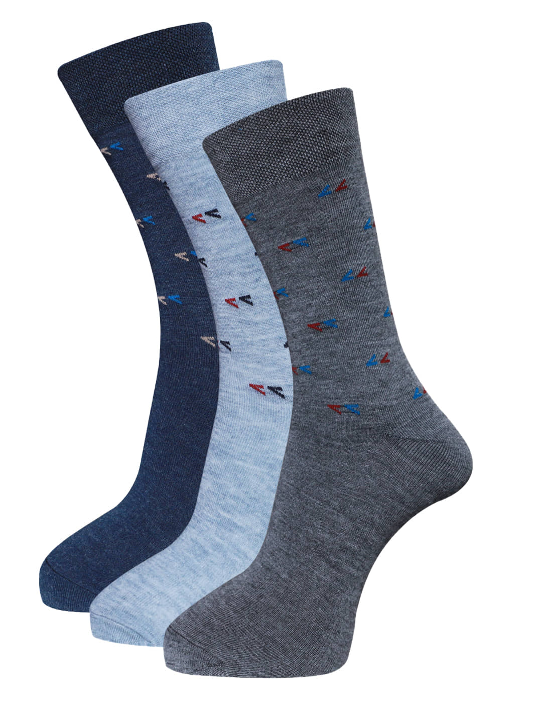 Dollar - Woollen Men's Self Design Multicolor Full Length Socks ( Pack of 3 ) - Socks | Buy online on ZillyBuy