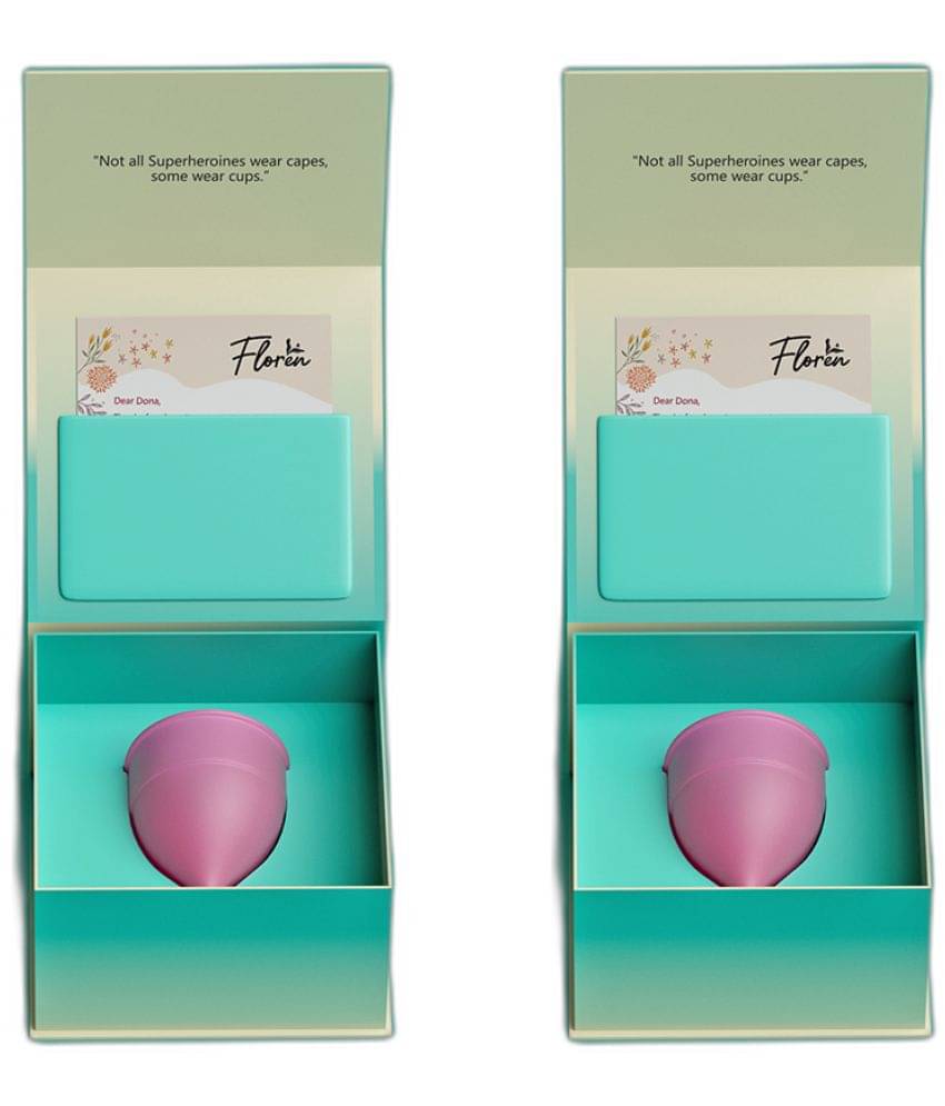     			Floren - Silicone Reusable Menstrual Cup Small ( Pack of 2 )