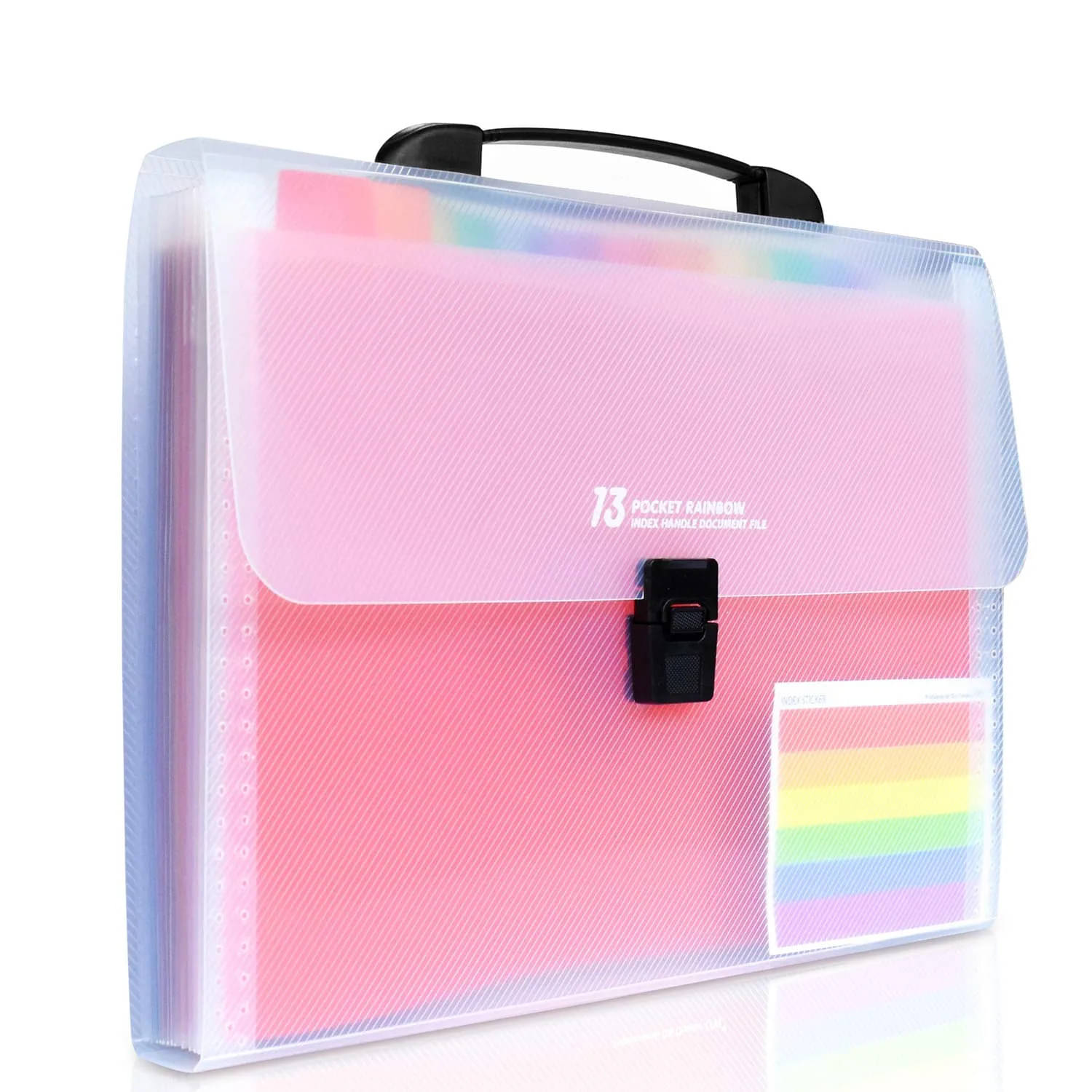     			ManGotree 13 Pocket Portable Expanding Accordion File Document Organizer with dividers for Any Paper and Document