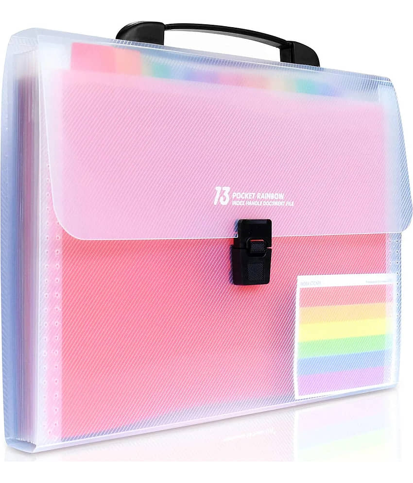 ManGotree 13 Pocket Portable Expanding Accordion File Document Organizer with dividers for Any Paper and Document - Stationery | Buy online on ZillyBuy