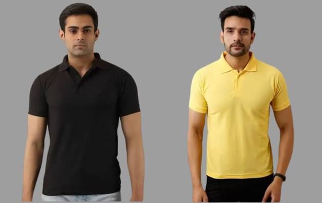     			SKYRISE - Multicolor Cotton Blend Slim Fit Men's Polo T Shirt ( Pack of 2 )