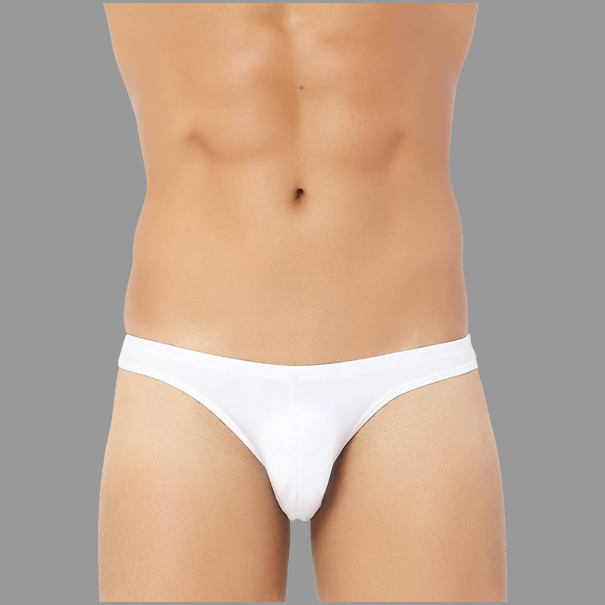 Bruchi Club Pack of 1 Modal Bikini For Men's ( White )