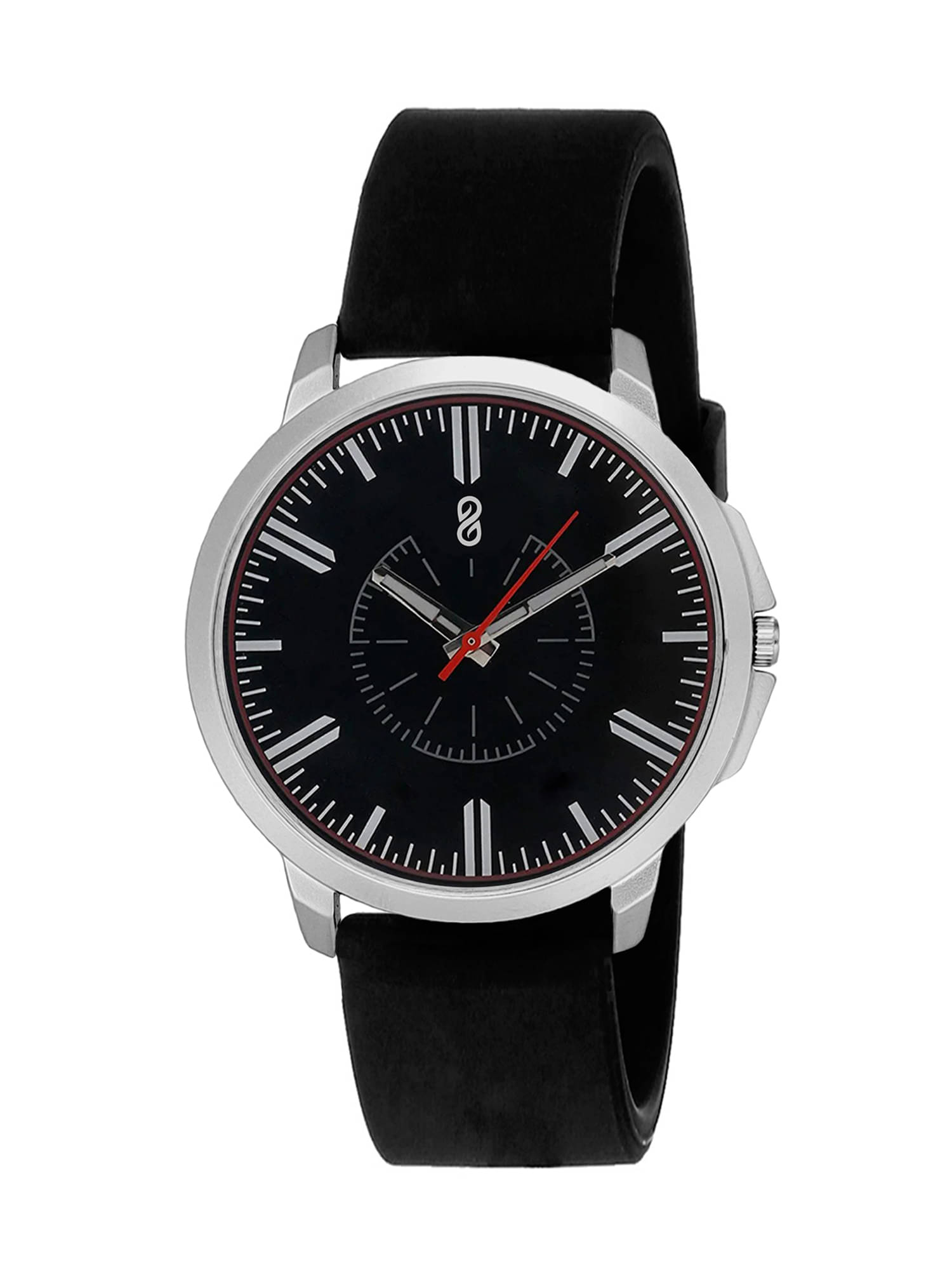     			DIGITRACK - Black Silicon Analog Men's Watch