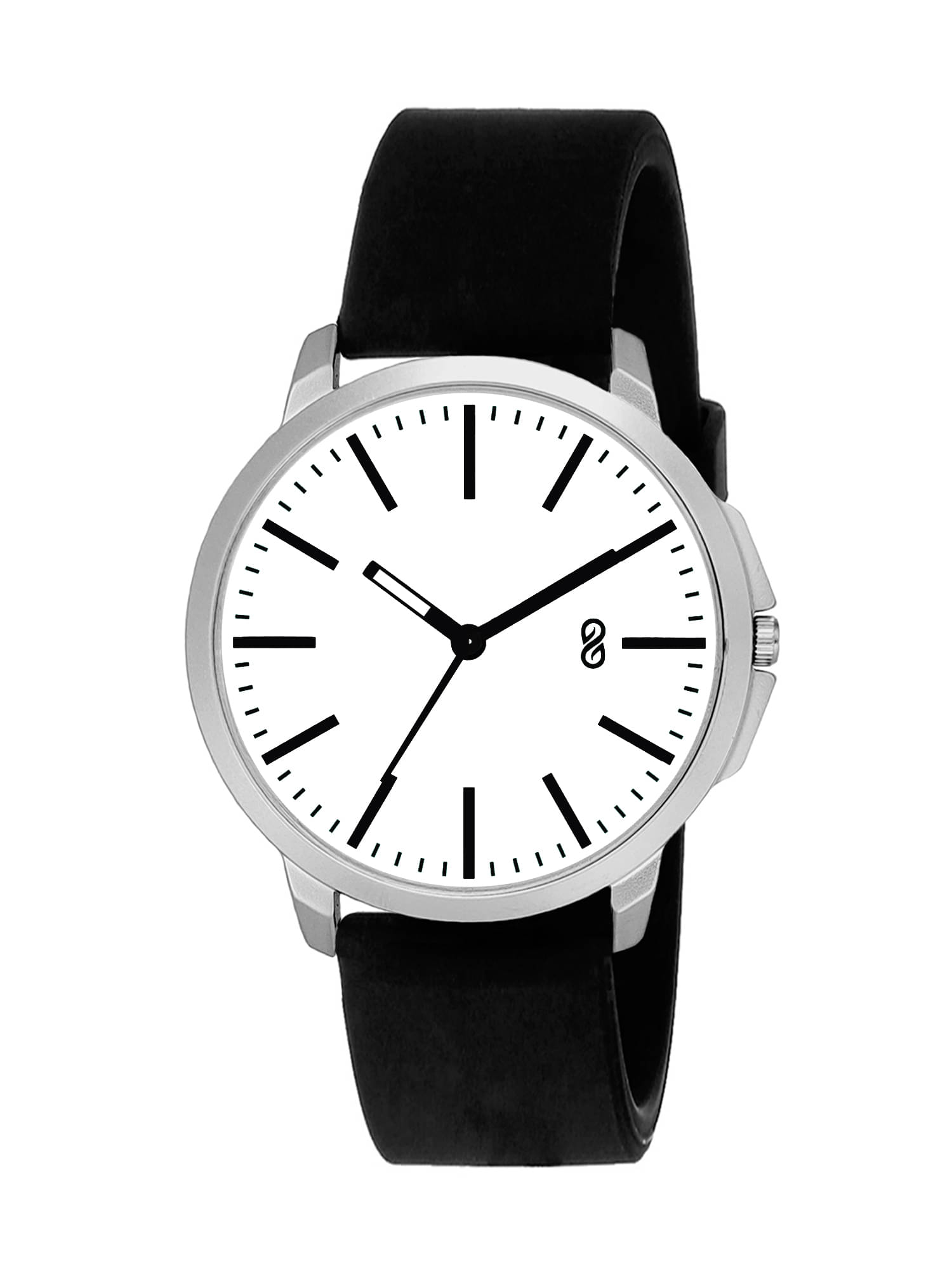     			DIGITRACK - Black Silicon Analog Men's Watch