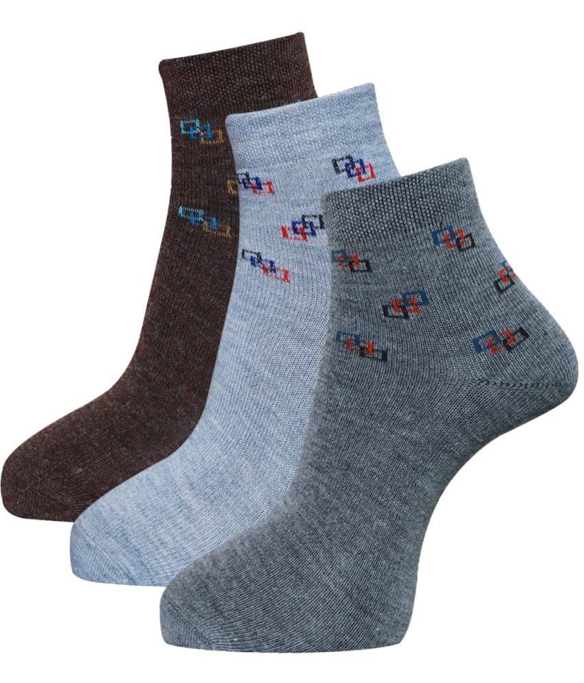 Dollar - Woollen Men's Printed Multicolor Mid Length Socks ( Pack of 3 ) Dollar - Woollen Men's Printed Multicolor Mid Length Socks ( Pack of 3 )