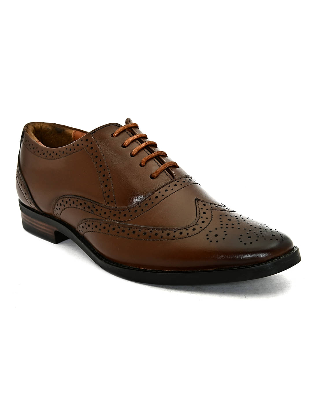     			Fashion Victim - Brown Men's Brogue Formal Shoes