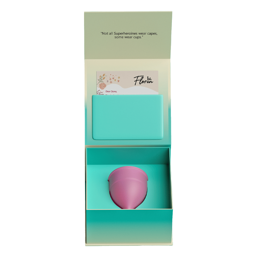 Floren - Silicone Reusable Menstrual Cup Small ( Pack of 1 ) Floren - Silicone Reusable Menstrual Cup Small ( Pack of 1 )