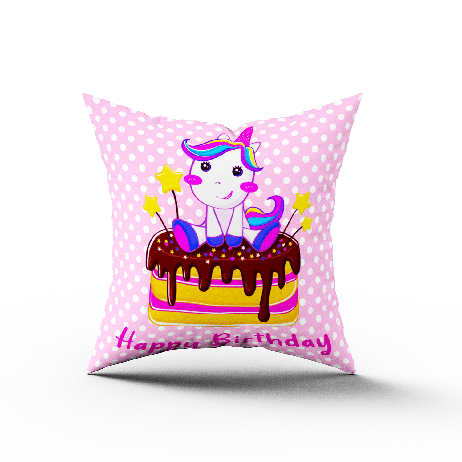     			Ros - Multicolor Polyester Gifting Printed Cushion