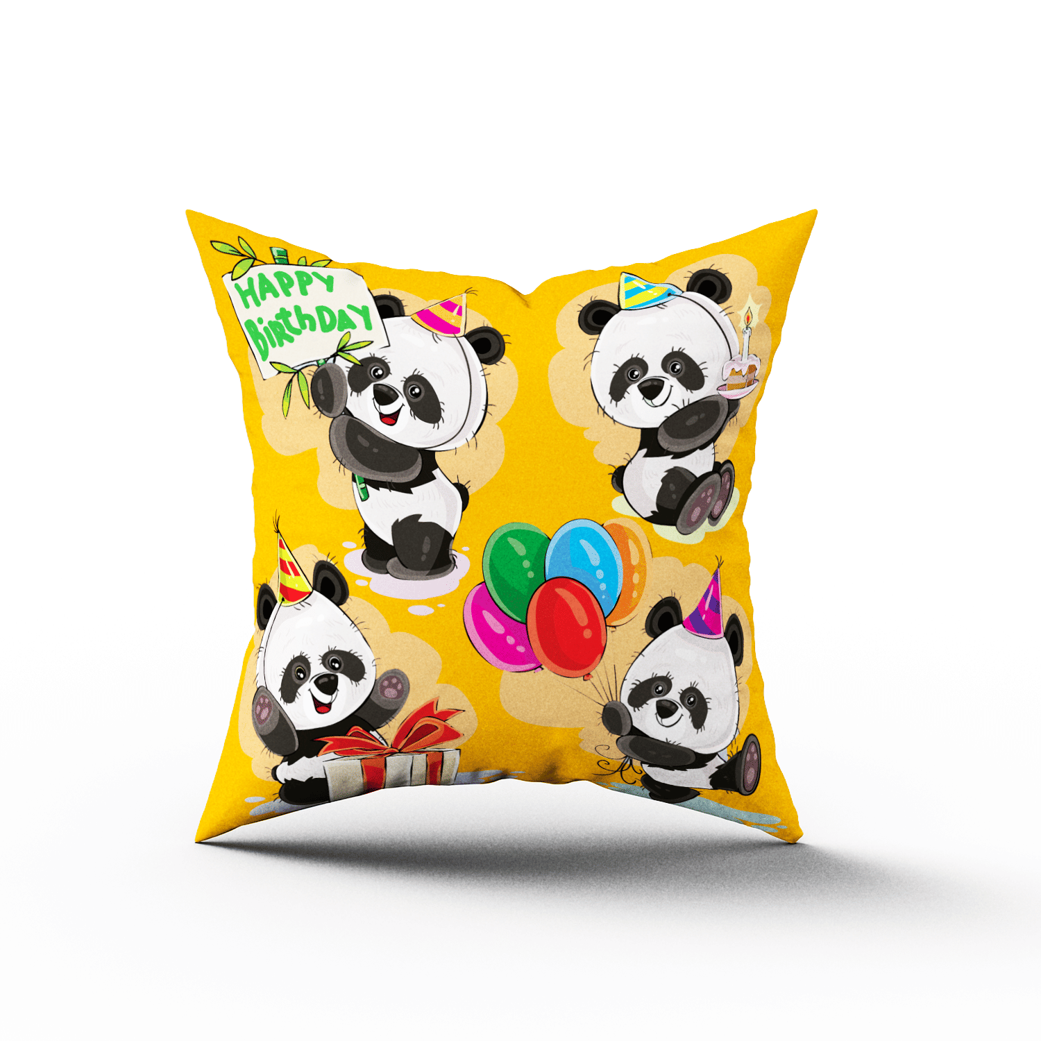     			Ros - Multicolor Polyester Gifting Printed Cushion